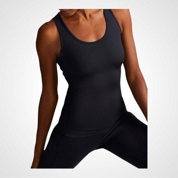 TOMMIE COPPER Lower Back Support Tank Top in Black NWT - Picture 4 of 6